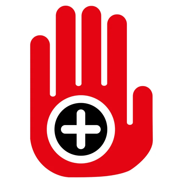 Mână Medical Marker Icon — Fotografie, imagine de stoc