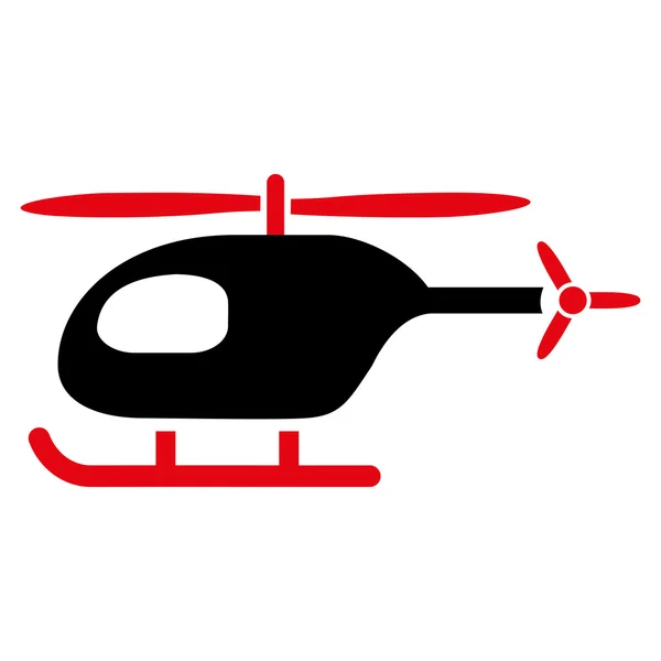 Вертолетная плоская икона — стоковое фото
