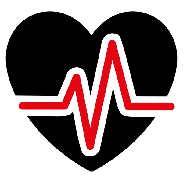 Heart Diagram Icon — Stock Photo, Image