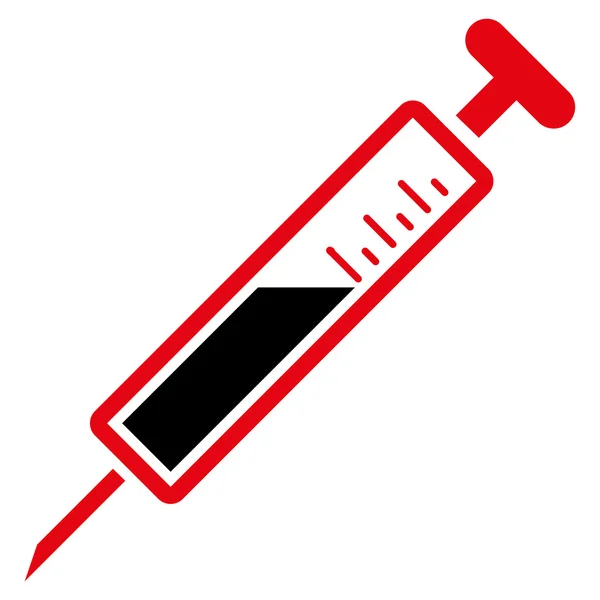 Injekció lapos ikon — Stock Fotó