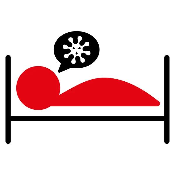 Patient Bed Icon — Stock Photo, Image