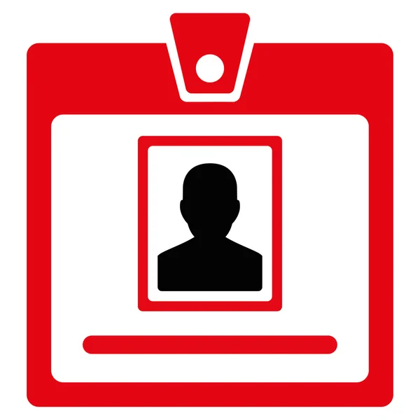 Icono de la insignia de persona — Foto de Stock