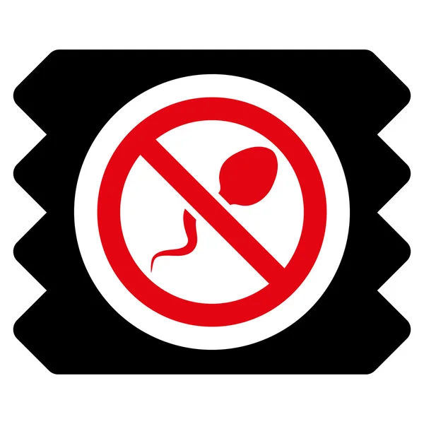 Spermicide Condom Icon — Stock Photo, Image