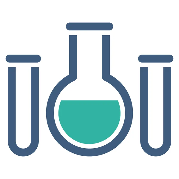 Химическая икона сосудов — стоковое фото