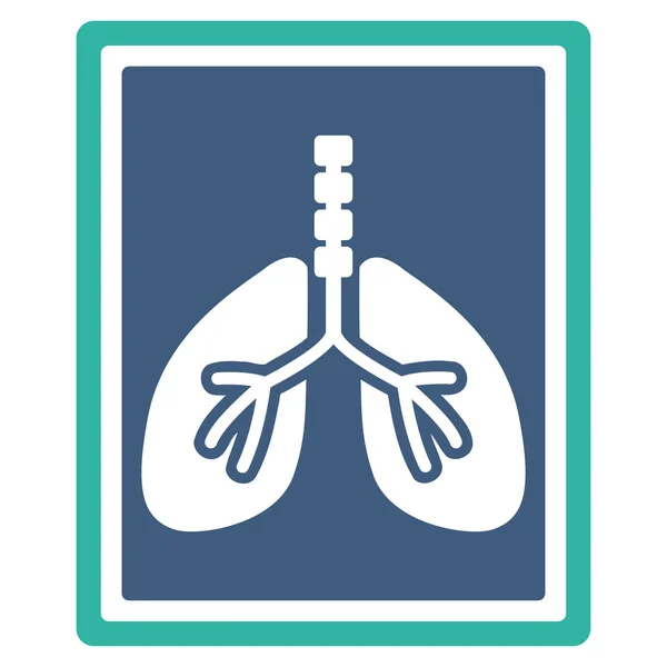 Ícone de foto de raios-x de pulmões — Fotografia de Stock