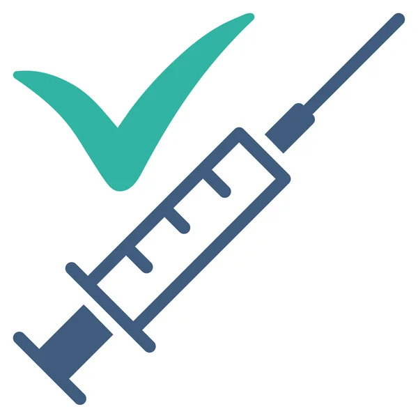 Done Vaccination Icon — Stock Photo, Image