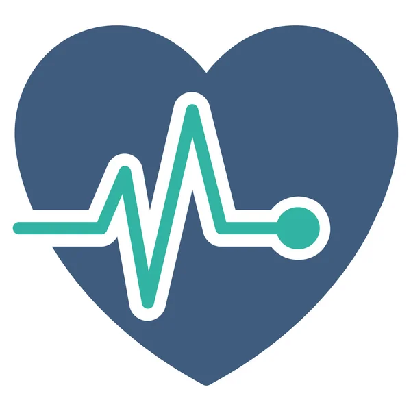 Heart Pulse Icon — Stock Photo, Image