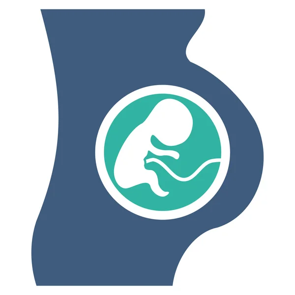 Ikona kobiety w ciąży — Zdjęcie stockowe