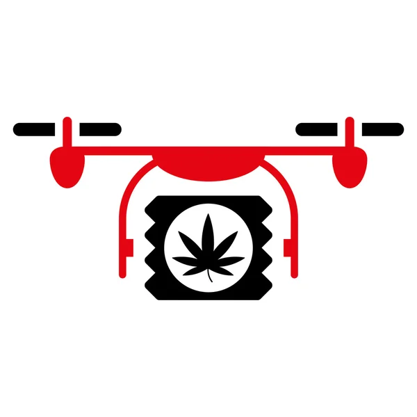 Ikona przesyłki dronów narkotykowych — Zdjęcie stockowe