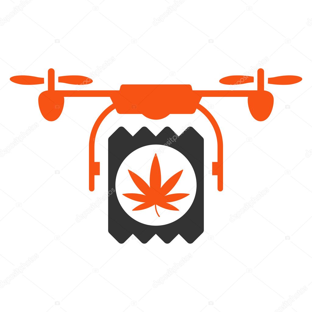 Drugs Drone Delivery Icon