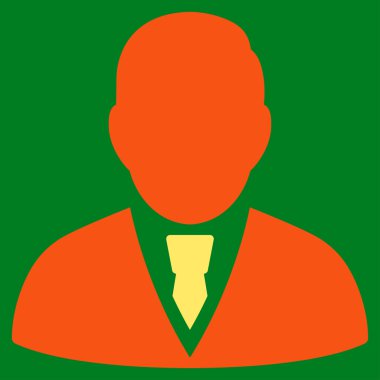 Yönetici Düz Simgesi