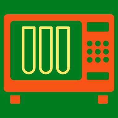 Sterilizatör düz simgesi