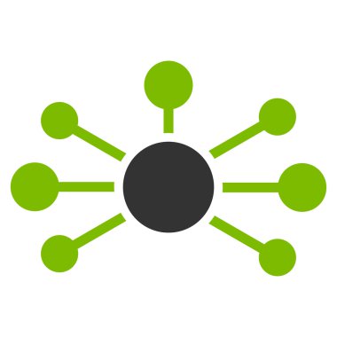 İlişkiler düz simgesi