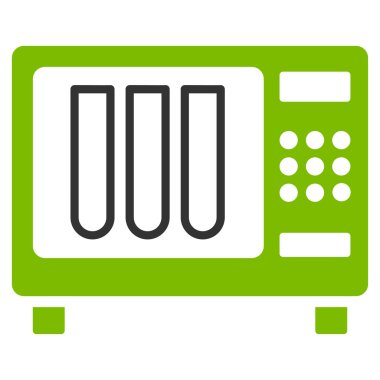 Sterilizatör düz simgesi