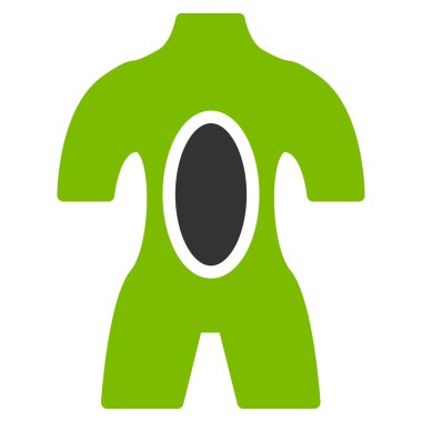 Anatomi düz simgesi