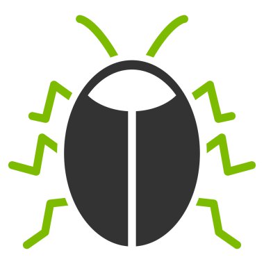 Böcek düz simgesini