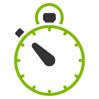 Stopwatch Düz Simgesi