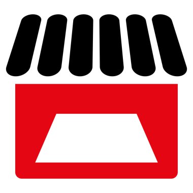 Mağaza düz simgesi