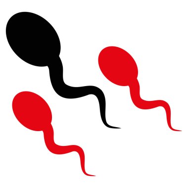 Sperm düz simgesi