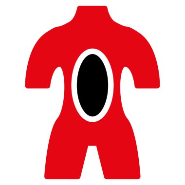 Anatomi düz simgesi