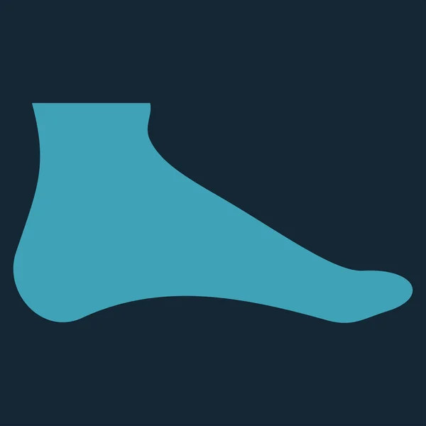 Ikona plochá noha — Stockový vektor