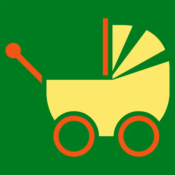 Kinderwagen-Ikone — Stockvektor