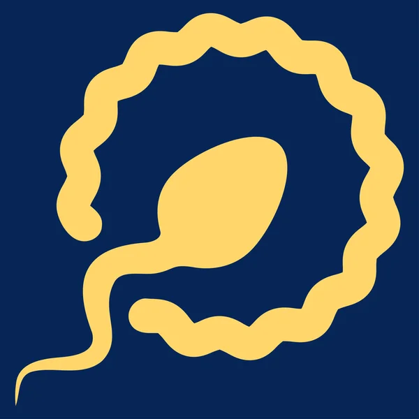 Icône de pénétration de sperme — Image vectorielle