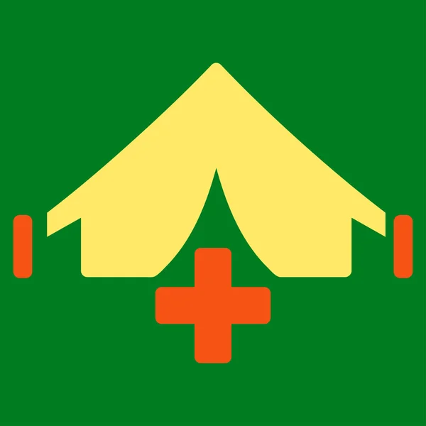 Icono del hospital archivado — Vector de stock