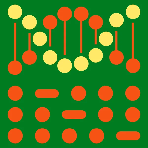 Icono del código genético — Vector de stock