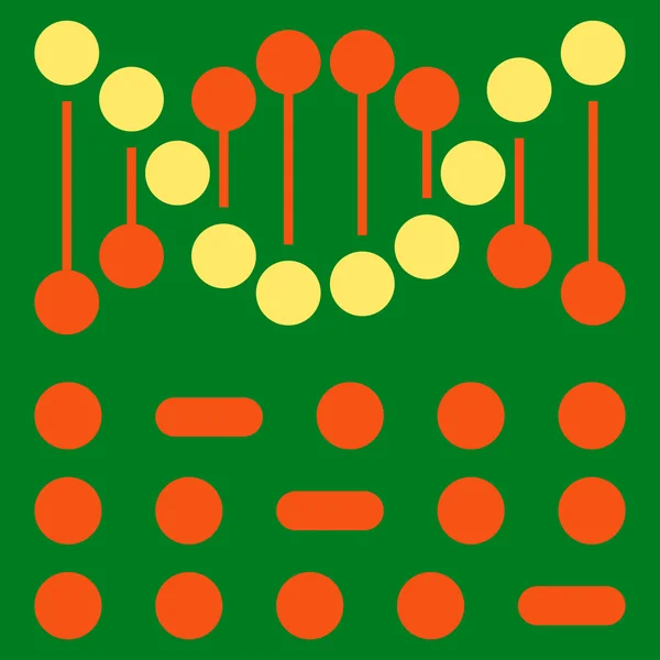 Genetische Code pictogram — Stockvector