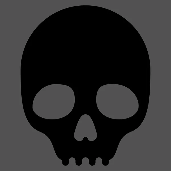 Skull Flat Icon — Stock Vector