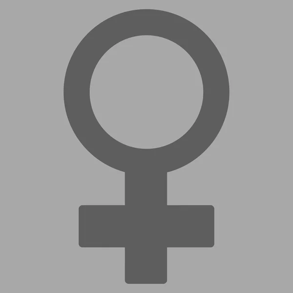 Icône de symbole féminin — Image vectorielle