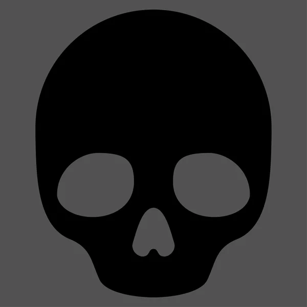 Skull Flat Icon — Stock Vector