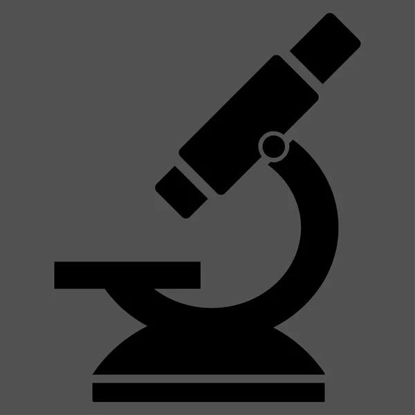 Icône plate de microscope — Image vectorielle