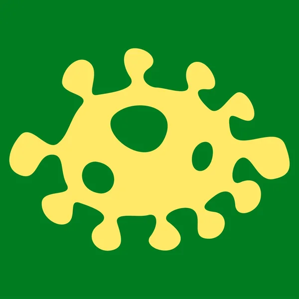 Bacteriën platte pictogram — Stockvector