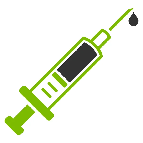 Επίπεδη εικονίδιο εμβολιασμού — Διανυσματικό Αρχείο