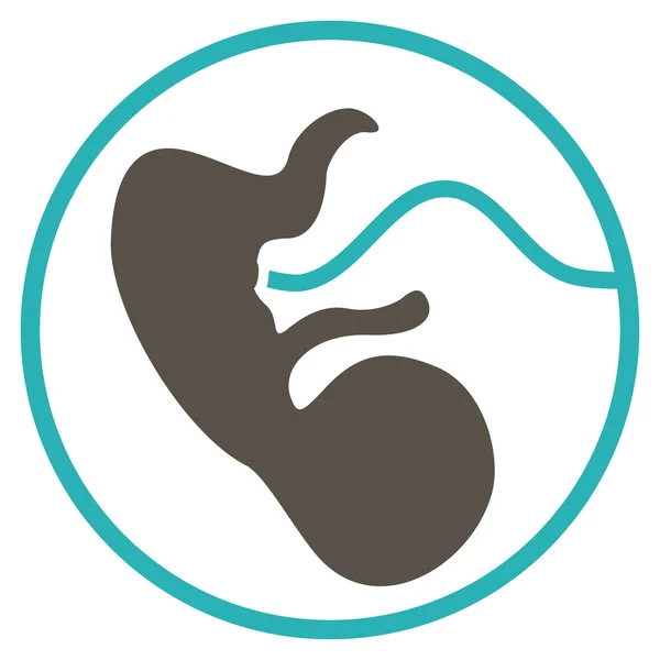 Επίπεδη εικονίδιο εγκυμοσύνης — Διανυσματικό Αρχείο