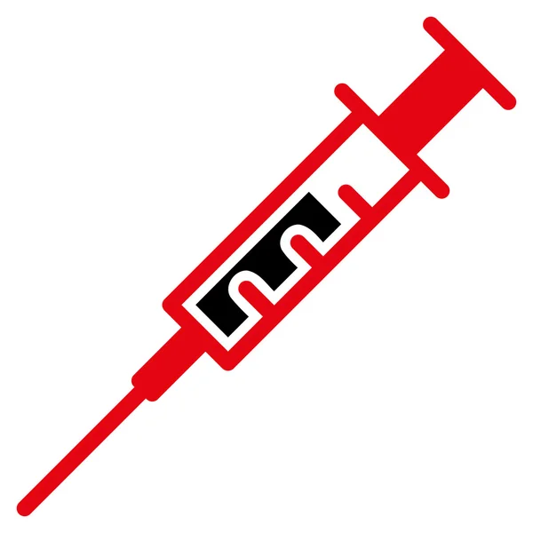 Ícone plana seringa —  Vetores de Stock