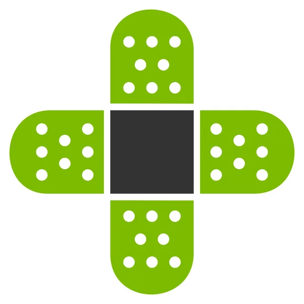 Gips platte pictogram — Stockvector