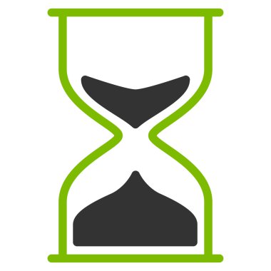 kum saati düz simgesi