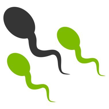 Sperm düz simgesi