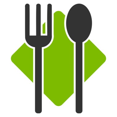 Beslenme düz simgesi