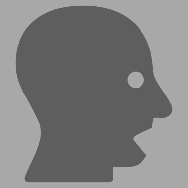 Bağırarak kafa simgesi