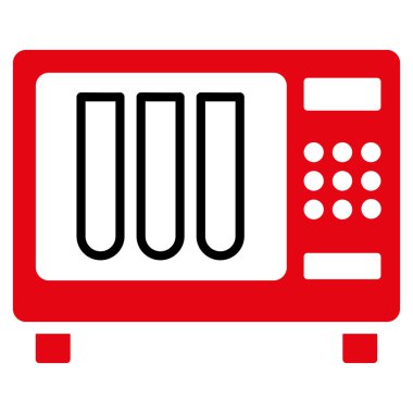 Sterilizatör düz simgesi