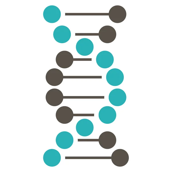 Icône plate Dna — Image vectorielle