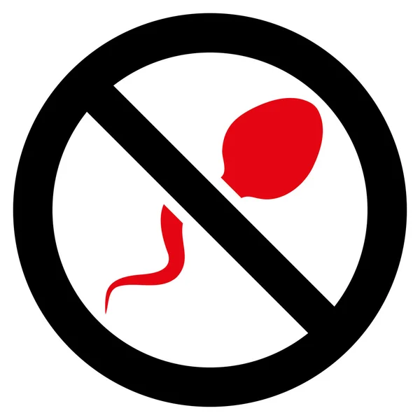 Icona piatta spermicida — Vettoriale Stock