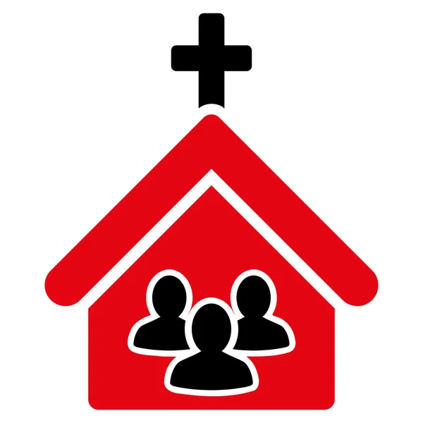 Iglesia Apartamento Icono — Vector de stock