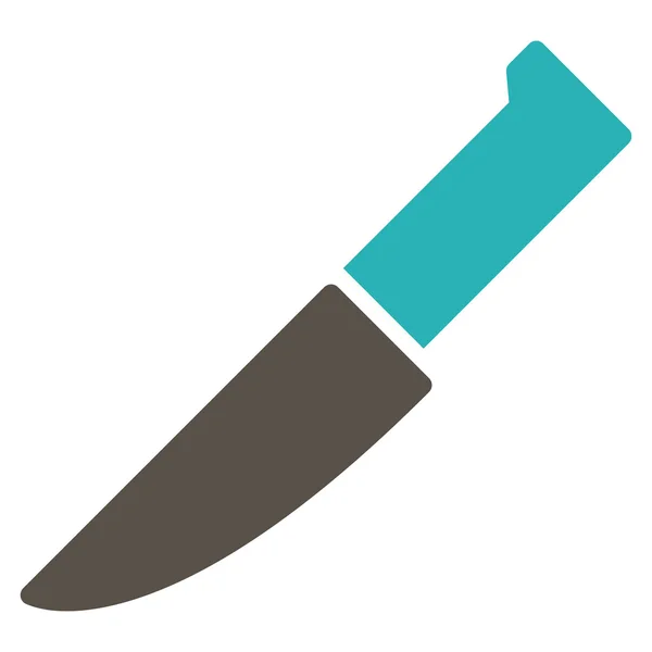 Cuchillo Icono plano — Vector de stock