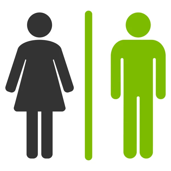 WC Flat pictogram — Stockvector