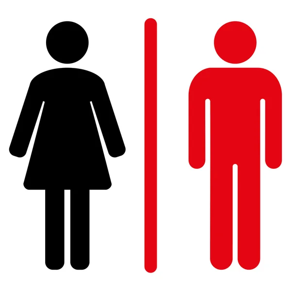 WC Flat pictogram — Stockvector